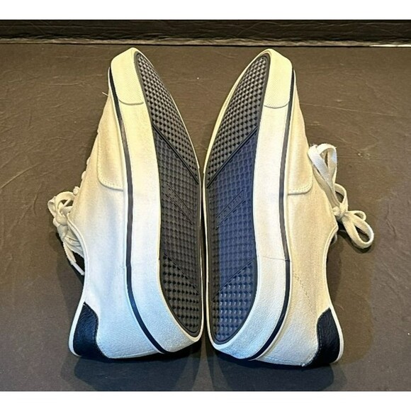 Old Navy White Canvas Classic Comfort Sneaker Men's Size 10 - Picture 7 of 9